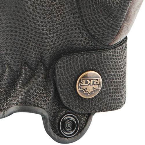 Imagen 5 de 6 de Guantes Joe Rocket Gastown Negro Para Moto De Piel
