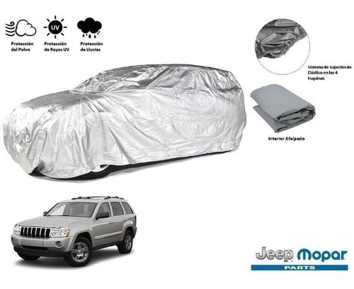 Cubierta Funda  Auto Afelpada Grand Cherokee 4.7l 2010 Msi