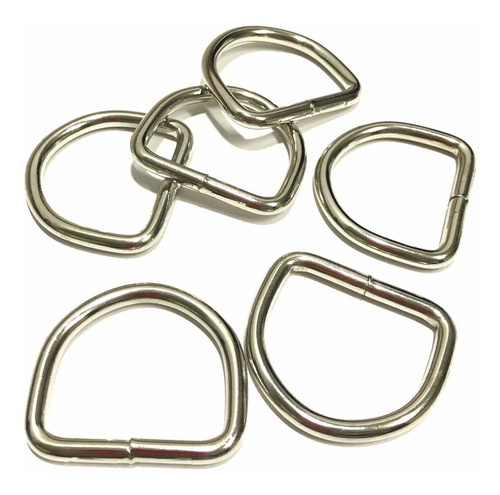 Imagen 3 de 3 de Medialunas Soldada 40mm X 100u. Ideal Collares De Mascotas.