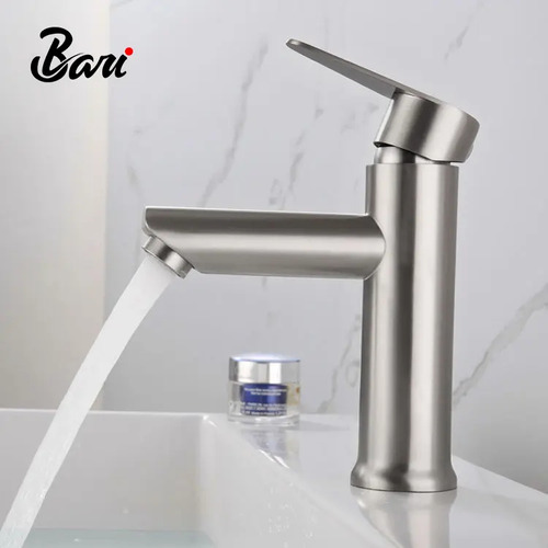 Grifería Institucional B Para Baño Brush Nickel Bari
