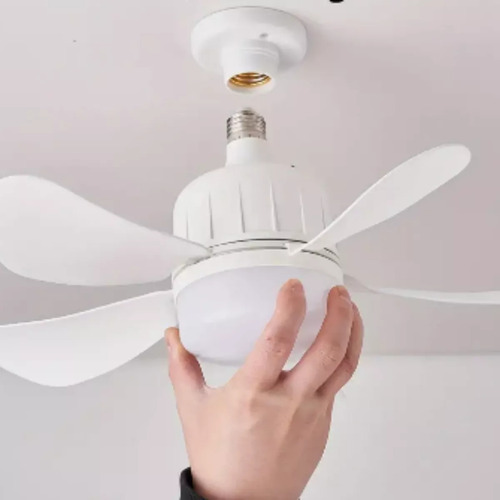 Luminária Ventilador De Teto Com Controle Remoto - 5 Pétalas 110v/220v
