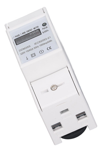 Medidor De Energía Monofásico Din Rail Digital Tester