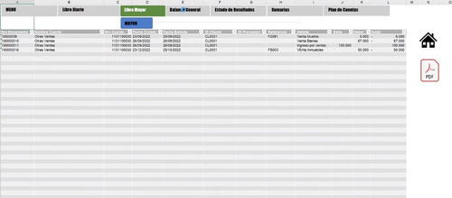 Sistema Contable En Excel V2 - Estado Financiero Automatiza