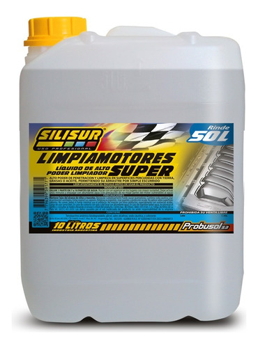 Limpia Motor Desengrasante Líquido Super 10lt Silisur