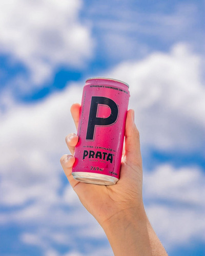 Refrigerante Prata Pink Lemonade Lata 269ml Pack C/6 Mixer Drinks