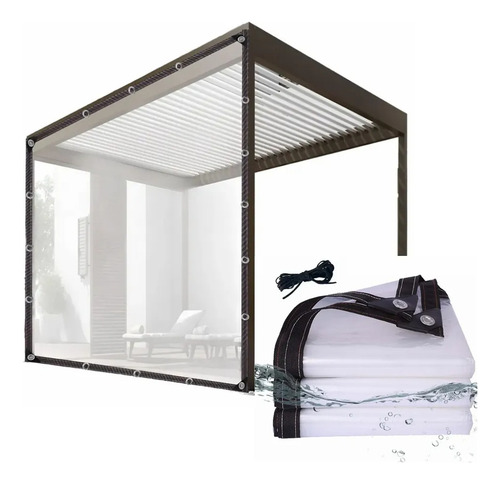 3×3m Lonas Transparentes Resistentes Impermeables