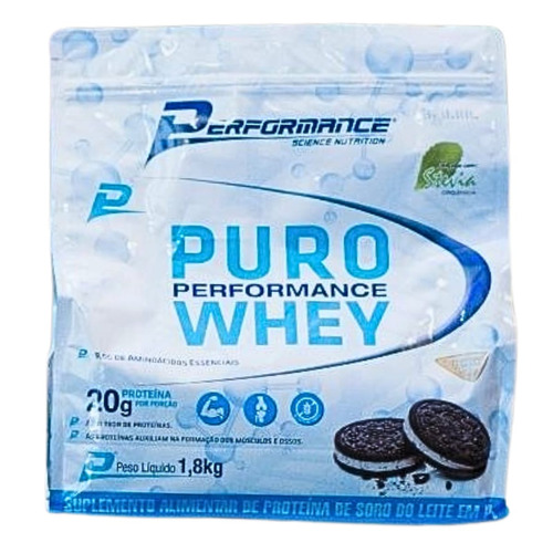 Whey Protein Concentrado Puro Performance 1,8kg - 100% Whey 