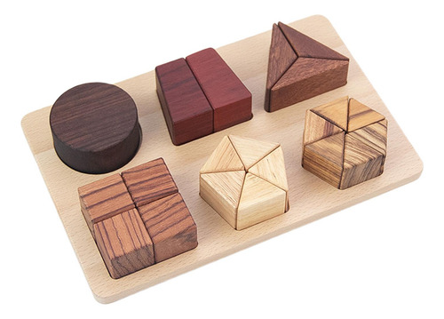 Rompecabezas De Forma De Madera Juguete De Clasificación De