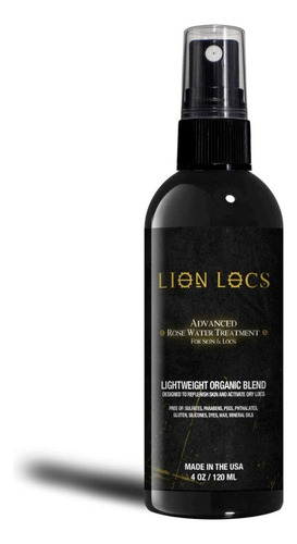 Lion Locs - Spray De Agua De Rosas Para Rastas, Rastas, Tre.