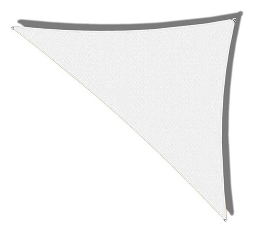 Toldo Vela Media Sombra Iglu Triángulo 3 X 4 X 4,9 Mt Blanco