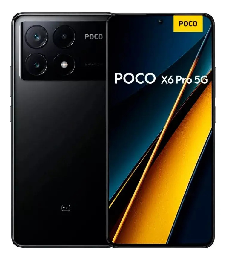 Xiaomi Pocophone Poco X6 Pro 5G Dual SIM 512 GB preto 12 GB RAM