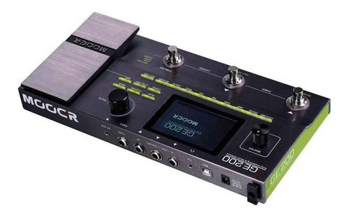 Imagem 3 de 4 de Pedal de efeito para instrumento de cordas Mooer GE200 prateado