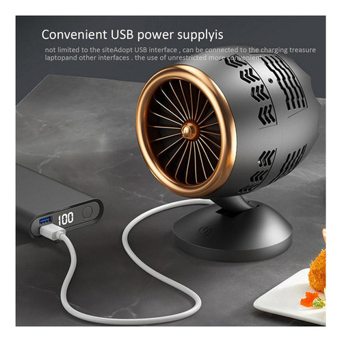 Extractores De Mesa, Campana De Cocina Portátil, Usb, Recha