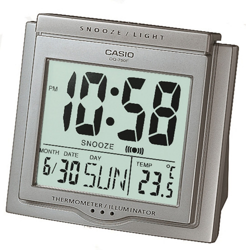 Reloj Despertador Casio Dq-750f-8d Joyeria Esponda