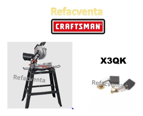 Carbones Para Sierra  Ingleteadora  137212410 Craftsman  Par