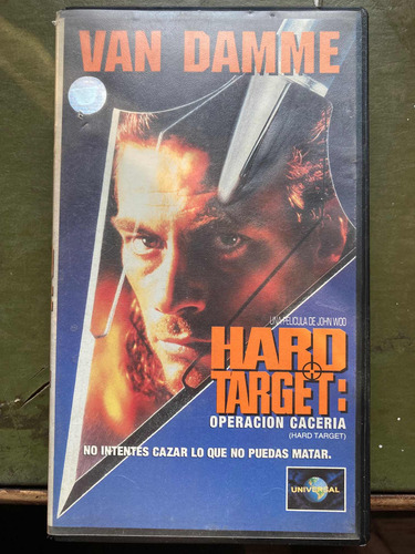 Hard Target Operación Cacería Van Damme Vhs