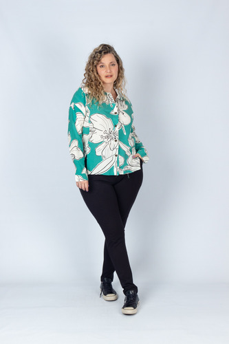 Camisa Oversize De Mujer Onara Moria Estilo Comodidad Talles