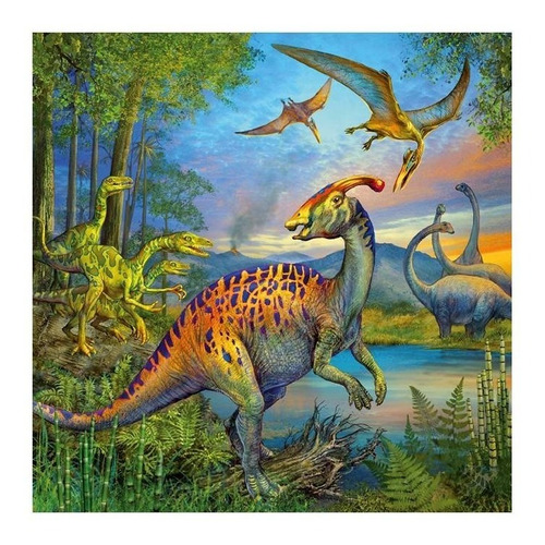 3 Rompecabezas 49 Piezas Dinosaurios Ravensburger