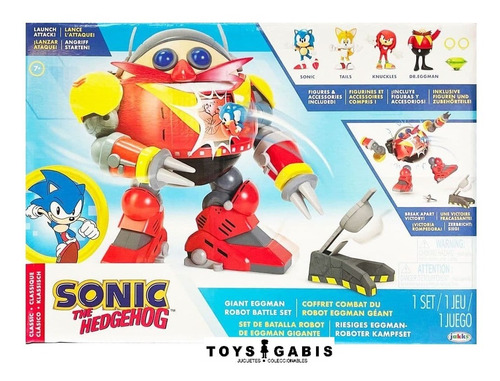 Sonic The Hedgehog Robot De Batalla Eggman Gigante