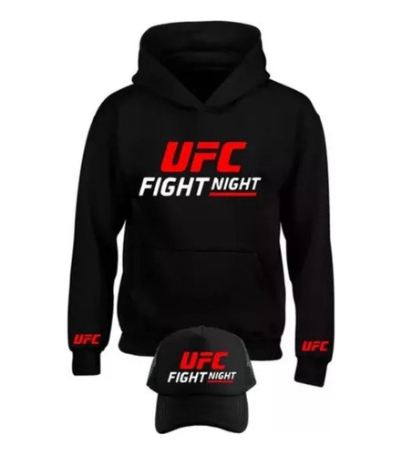 Ufc Fight Night Sudadera Hoodie + Gorra