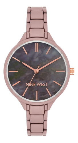Reloj De Pulsera De Goma Nine West Modelo Nw/2856