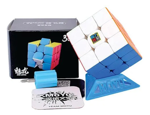 Cubo Rubik 3x3 Magnetico Moyu Meilong M 3×3 Stickerless