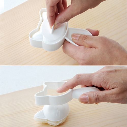 Molde De Arroz Em Forma De Gato Onigiri Maker Mold Sushi Hu