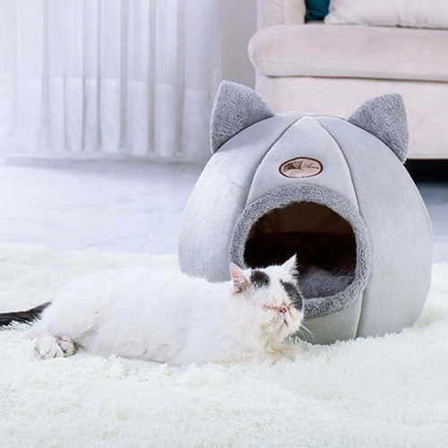 Imagen 7 de 9 de Casa Cama Iglú Mascota Orejitas