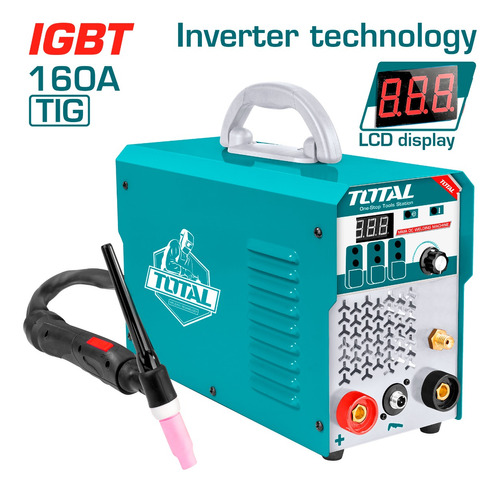 Soldadora Inventer Inverter Tig/mma 160a Total Tools Tig1601