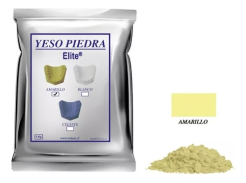 Yeso Piedra Amarillo Élite Velmix 1kg Despacho Express