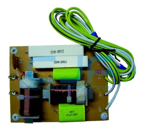 Divisor De Frecuencias 2 Vias Woofer Y Driver Audiosonic Cjf