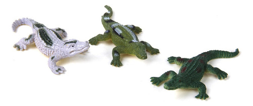 E 24 Pcs Juguete Modelo De Cocodrilo Y Rana Juguetes