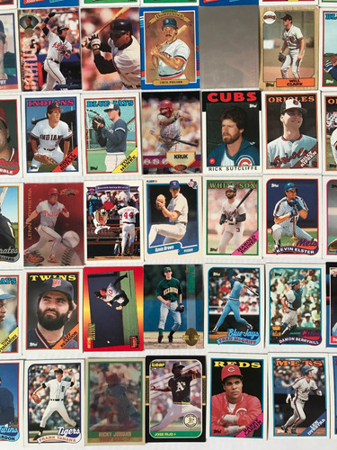 Lote De 108 Cards De Estrellas De Beisbol Tarjetas 80s Y 90s (Usado)