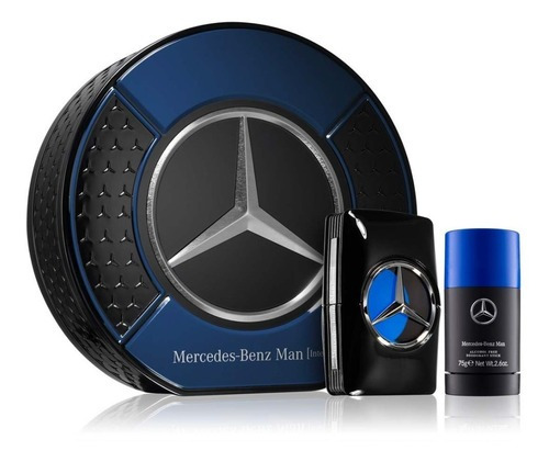 Conjunto de perfumes masculinos Mercedes Benz Man Intense Edt 100ml