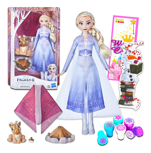 Disney Frozen Elsa Doll And Accessories Set  Paquete De .