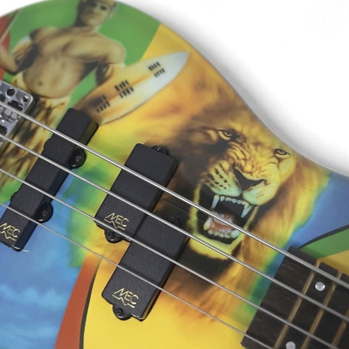Imagen 3 de 8 de Bajo Eléctrico Warwick T.m Stevens 4 Multicolor