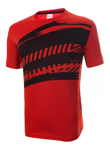 Remera Deportiva Pádel / Tenis C/ Rojo - Hombre