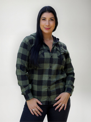 Camisa Xadrez Manga Longa Feminino Toca Flanela