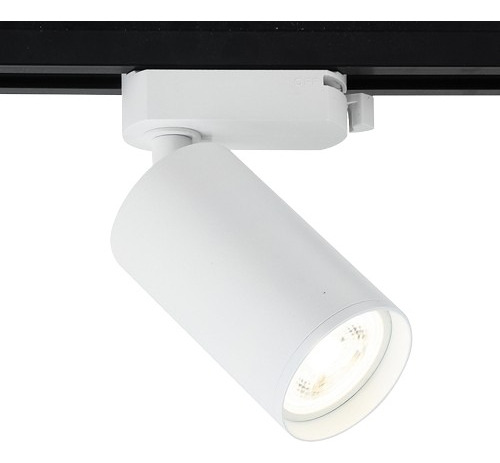 Riel Monofásico 1 Mt + 2 Focos Led Porta Gu10 + 2 Dicroicos