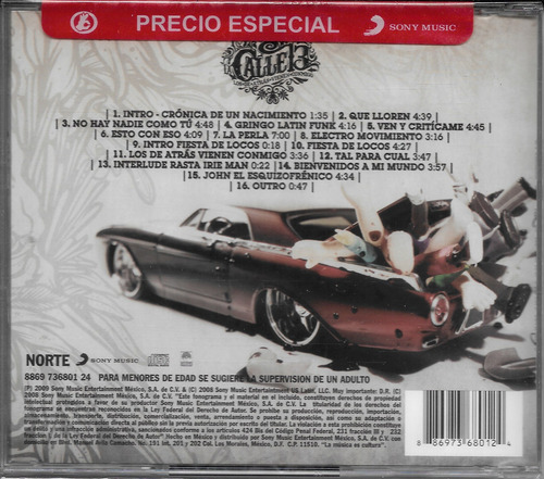 Calle 13 - Los De Atrás Vienen Conmigo Cd Nuevo!!