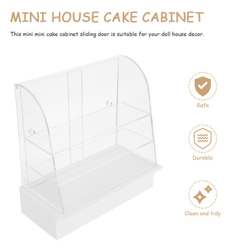 Mini-armario Para Tartas, Modelo De Escena De Cocina, Puerta