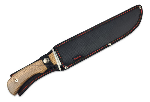 Facão Esportivo Taue K-308 (41cm) Com Bainha E Cabo Madeira