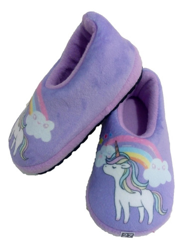 Pantuflas Para Niña De Unicornio