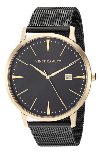 Vince Camuto Vc/5301gpbk - Reloj De Pulsera Para Mujer Con F