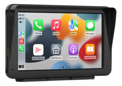 Lebeeaudio Estéreo Inalámbrico Para Coche 7 Pulgadas Para Apple Carplay + Camara