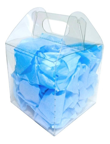 Imagen 5 de 5 de 40 Caja Transparente Para Recuerdo 5cm, Cajita Cubo Acetato