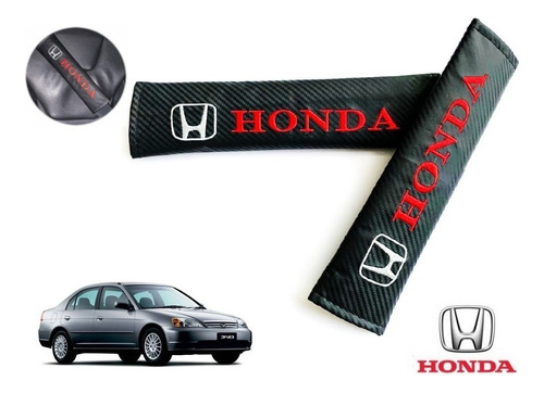 Par Almohadillas Cubre Cinturon Honda Civic 1.7l 2004