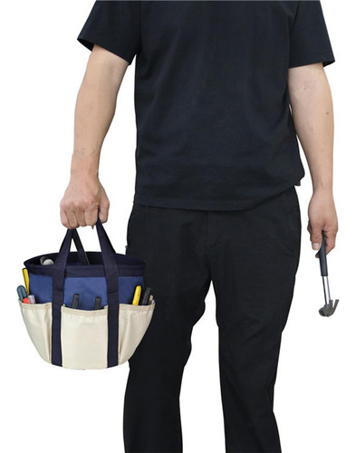 Bolsa De Herramientas De Jardín Durable Con Bolsillos Azul