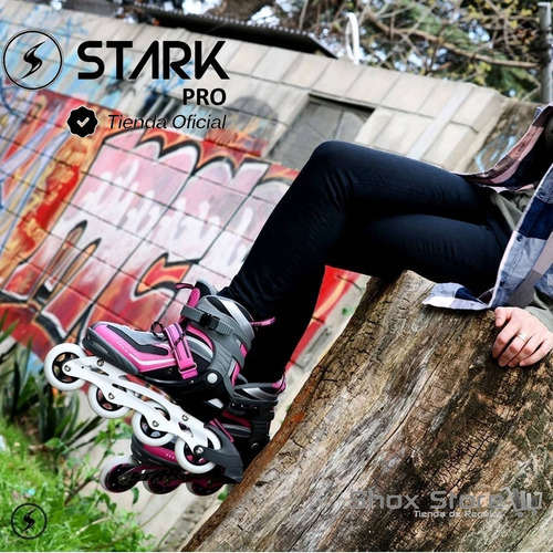 Imagen 7 de 10 de Rollers Profesionales Stark Patines Aluminio Extensibles Pro