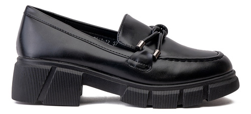 Mocasín Mujer Negro Griselda Chinitown